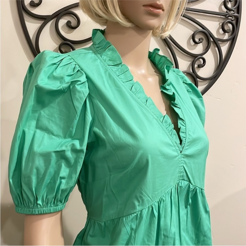 Donna Morgan Green Dress size US 2 - Picture 5 of 7
